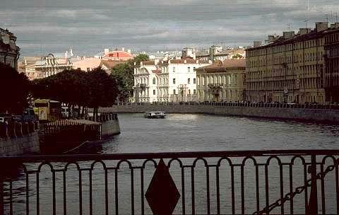   97 View from Lomonossov bridge, Fontanka canal              